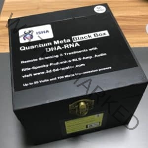 * BIOPHILIA TRACKER BIG SIZED - REMOTE SCANS\TREATMENT - XLR CONNECTOR *NEW ! Worldpremiere - The ISHA Quantum Meta Black Box -NLS **Price includes worldwide free shipping !!! (glass bowl not included)